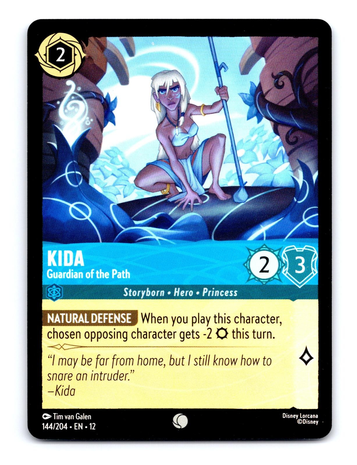 Kida - Guardian of the Path 144/204 Common Wilds Unknown Lorcana Near Mint