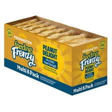Feeding Frenzy Peanut Delight Suet,Cake, Wild Bird Food, 8 Count Value Pack