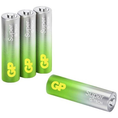 GP GPSUP15A763C4 Super Battery Stilo (AA) Alkaline/Manganese 1.5V 4pc