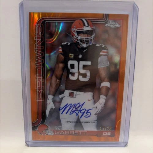 2025 Topps Chrome Myles Garrett Chrome Autographs (RAW)