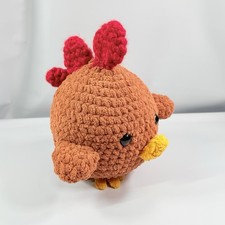 Adorable Handmade 11  Crochet Chicken