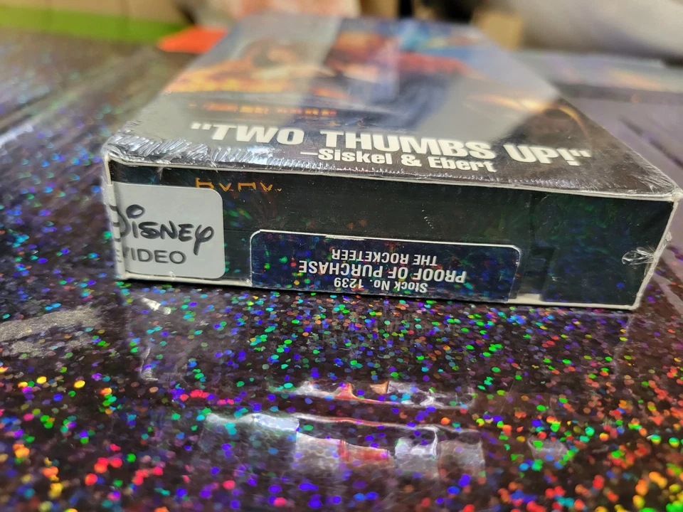 The Rocketeer 1992 VHS Sealed With Proof Of Purchase Walt Disney Video Slipcase - Image 4 of 4