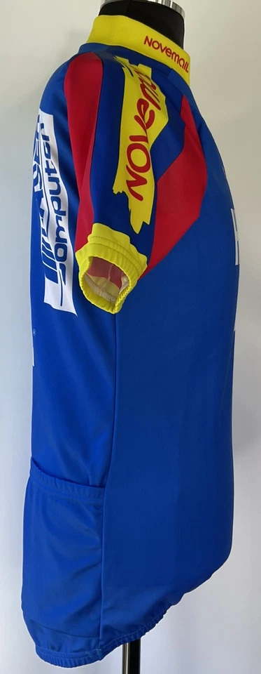 CAMISETA CICLISMO VINTAGE 1993 JERSEY HISTORY BIEMME ORIGINAL TALLA XXL Foto 4 de 4