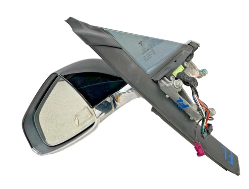 2012-2020 Tesla Model S Left Driver Side Mirror Complete Black OEM BTP1