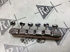 Vintage Style Deluxe Tuners Tuning Keys Pegs Heads In Line Nickel