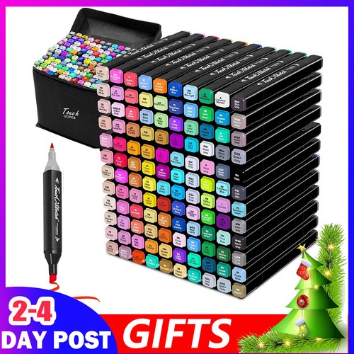 120 Farben Marker Stifte Filzstifte Alkohol Marker Set Twin Tip Für DIY Graffiti - Bild 12 von 12