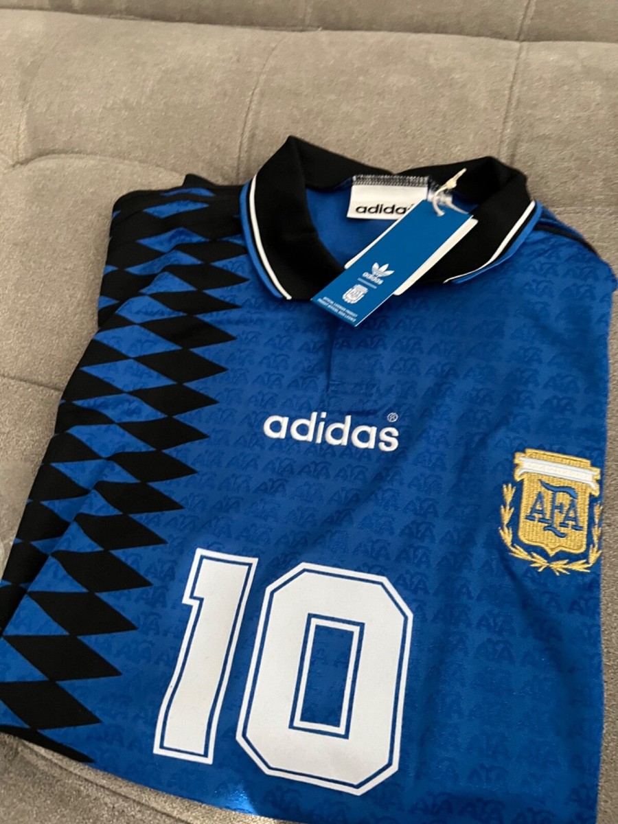 2023 Adidas Argentina 1994 Away Jersey Maradona World Cup | eBay