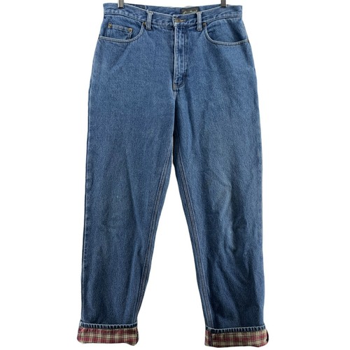 Vintage Eddie Bauer Flannel Lined Jeans 