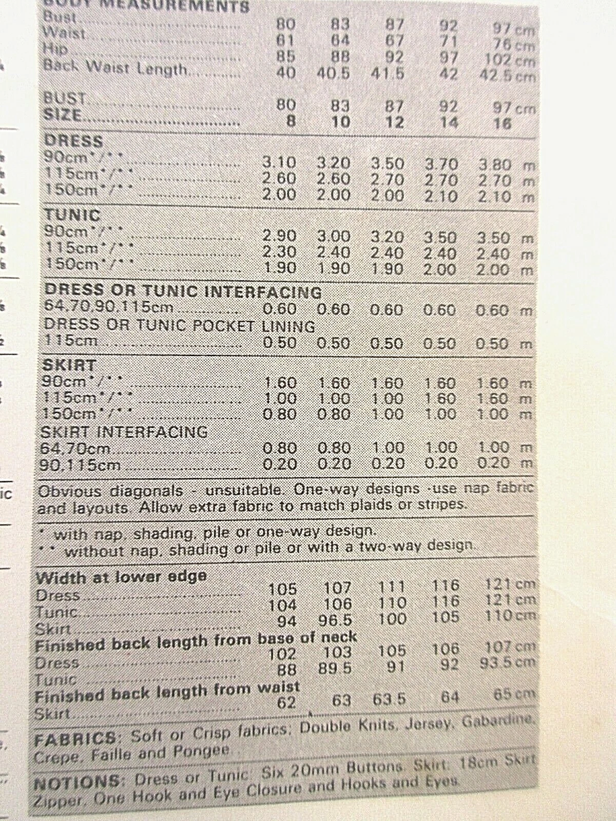 SAINT LAURENT (YSL) Vogue Paris modello originale 2773 Yves Saint Laurent taglia 12