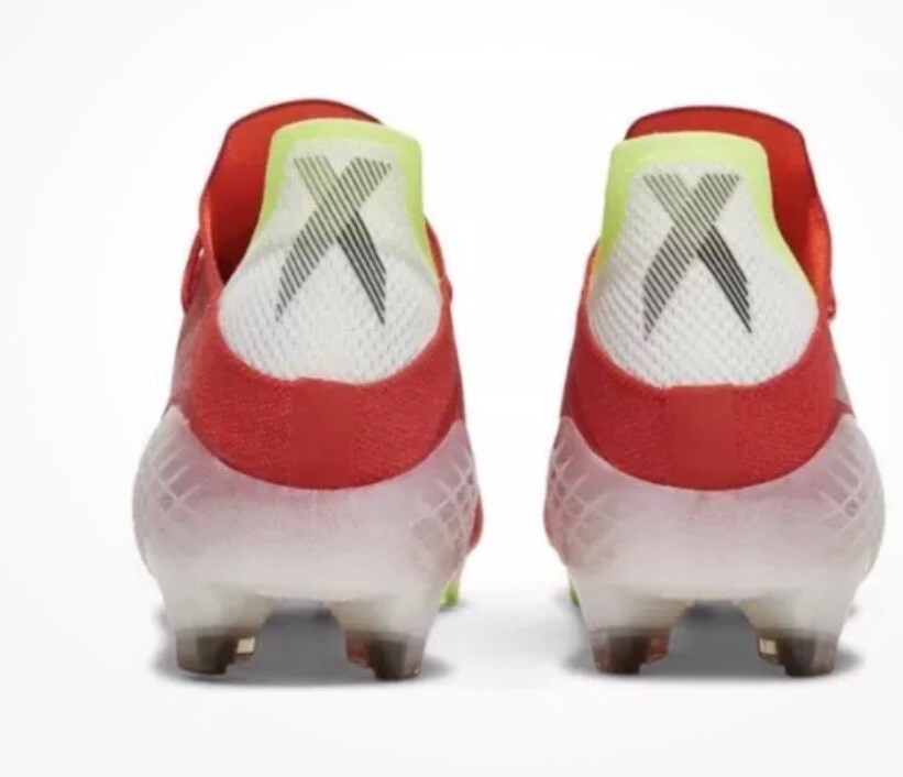 ADIDAS X Speedflow.1 FG Soccer Cleats Mens 5.5 Womens 6.5 Red White‎ Volt Adidas X Speedflow.1 FG FY6870 Red Football Soccer Cleat  main image 4