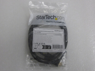 Startech 6F-DP-HDMI-4K60-HDR DisplayPort to HDMI Adapter Kabel, 2m, HDR -4K 60Hz