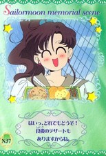 Sailor Moon 2001 Japan World Carddass EX 1 Card N37 MT - Makoto