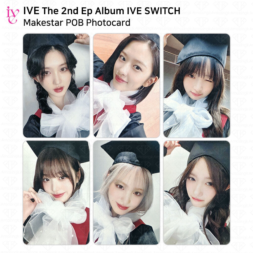 IVE The 2nd EP Album IVE SWITCH Makestar POB Photocard KPOP IVE The 2nd EP Album IVE SWITCH Makestar POB Photocard KPOP