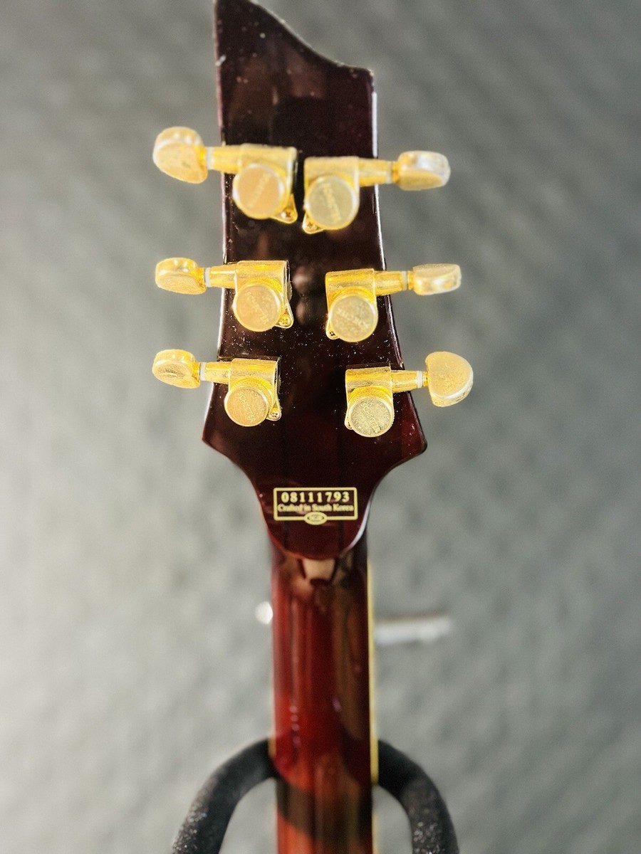 Schecter C-1 Classic 2000's- Antique Amber And VINE INLAY NECK