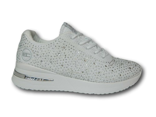 Enrico Coveri 115405 Scarpe Donna Sneakers Stringate Bianco | eBay