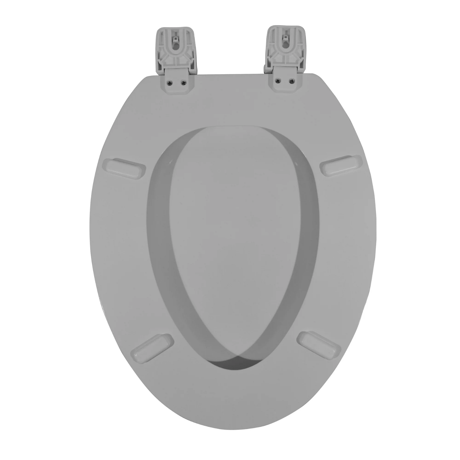 Mainstays Elongated White Wood Toilet Seat, Easy Clean eBay