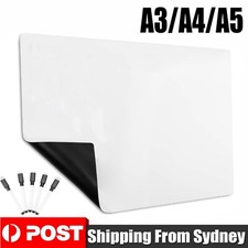 A4 A5 A3 Fridge Magnetic Whiteboard Board Pen Marker Eraser Memo Reminder Magnet