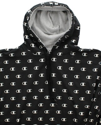 RARE Champion Reverse Weave Hoodie All Over Print Size MEN'S M, XL