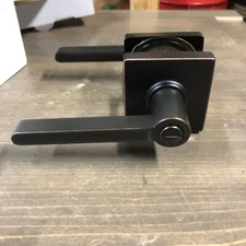 Defiant Privacy Tonebridge Leverset - Square Rose - Aged Bronze