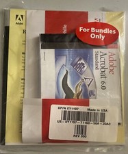 NIP Sealed Adobe Acrobat 6.0 Standard for Windows PC with serial number