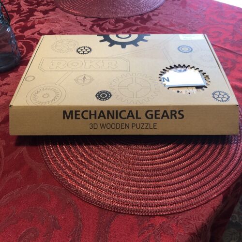 Nuevo ROKR Locomotora Engranajes Mecánicos LK701 3D Kit Rompecabezas Madera Sellado - Imagen 3 de 4