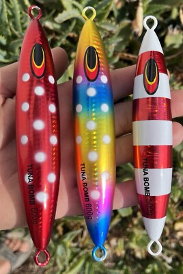 600g 500g BLUEFIN TUNA KNIFE JIGS Un-Rigged Eddie Bomb Heavy Bft 