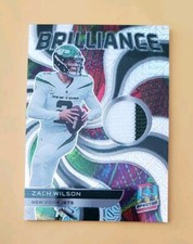 2022 Spectra Meta Prizm Brilliance /25 Zach Wilson #BRL-ZWI Jersey Patch SSP 