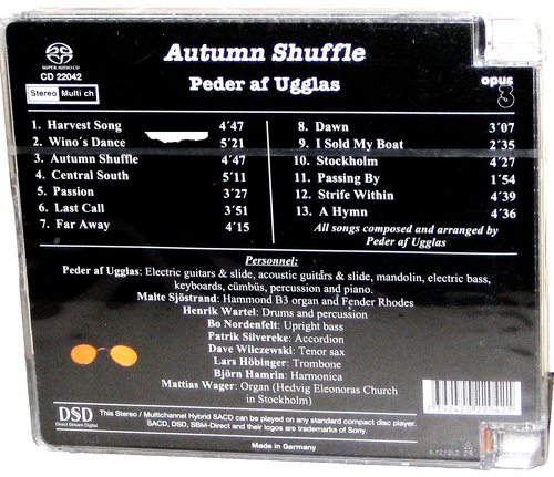 OPUS 3 Hybrid SACD-22042: Peder af Ugglas - Autumn Shuffle - 2005 GERMANY NM - Picture 2 of 2