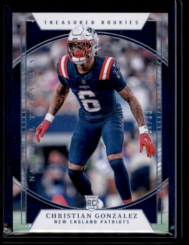 2023 Panini National Treasures Christian Gonzalez #TRC-CGZ