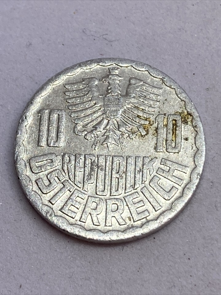 Austria 10 Groschen Aluminium Coin 1980 eBay