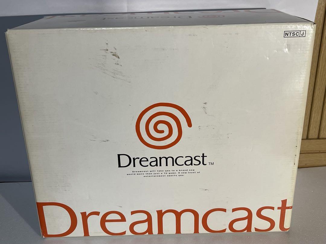 Japanese Sega Dreamcast console HKT-3000 + box, PowerSmash, NIB Dream Passport 3