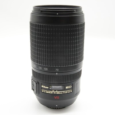 ニコン Nikon AF-S VR Zoom-Nikkor 70-300mm Near Mint Nikon AF-S VR Zoom-Nikkor 70-300mm F/4.5-5.6G IF ED | eBay