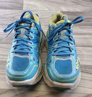 Hoka One One Stinson Running Walking Shoes Sneakers Blue