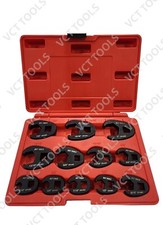 Crowfoot Flare Nut Wrench Set 12pc 38 12in Drive Auto Maintenance Hard Case Crowfoot Flare Nut Wrench Set 12pc 38 12in Drive Auto Maintenance Hard Case