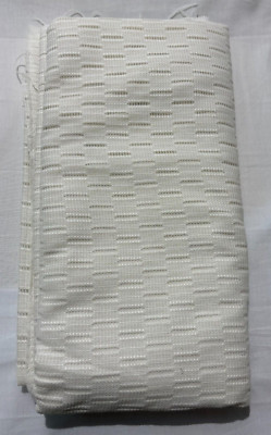 Two-Piece Bundle - All White Fabrics Including Patterned Sheer & Simple Linen