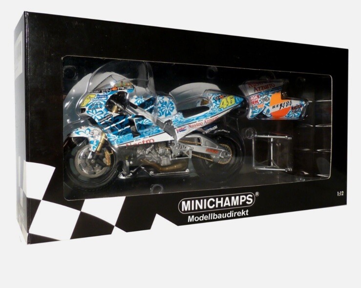 Minichamps 122 016196 Honda NSR 500 NASTRO AZZURRO V. Rossi GP