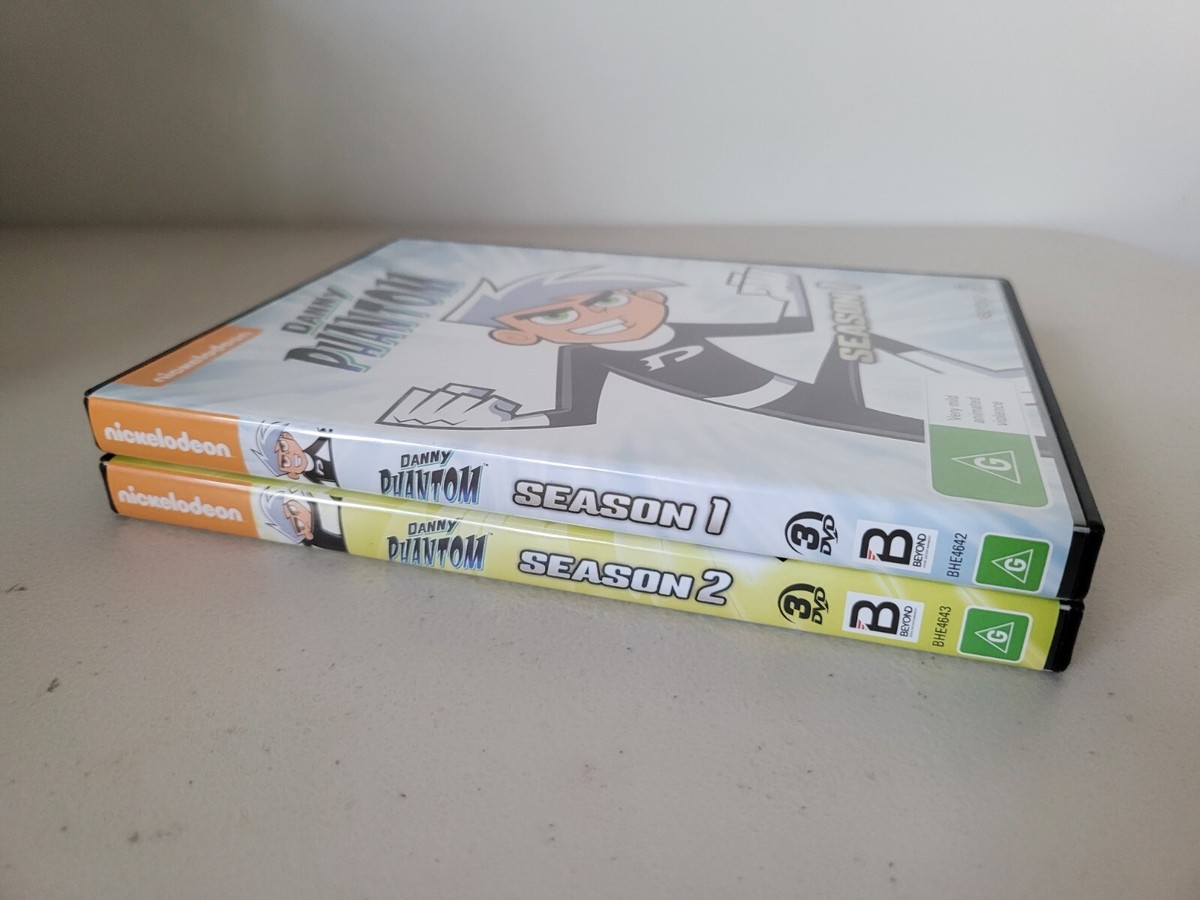 Danny Phantom Season One (1) & Two (2) 1-2 DVD Region 4 NTSC FREE