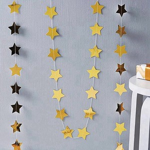 Star Paper Garland Bunting Banner Drop Baby Wedding Shower Party