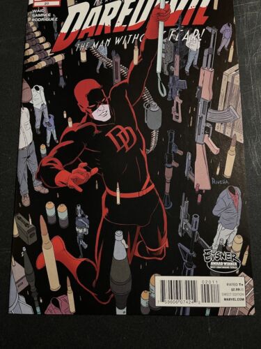 Daredevil 20 š„2013 Mark Waid Riveraš„EISNER AWARD Winnerš„Marvel Comicsš„NM - Picture 4 of 5
