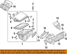 NISSAN OEM 11-24 Armada,QX56,QX80 Engine Air Intake-Air Filter 165461LA0A