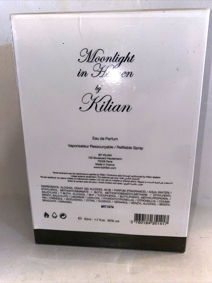 Moonlight In Heaven de Kilian EDP spray recargable (unisex) 1,7 OZ caja sellada Foto 2 de 2