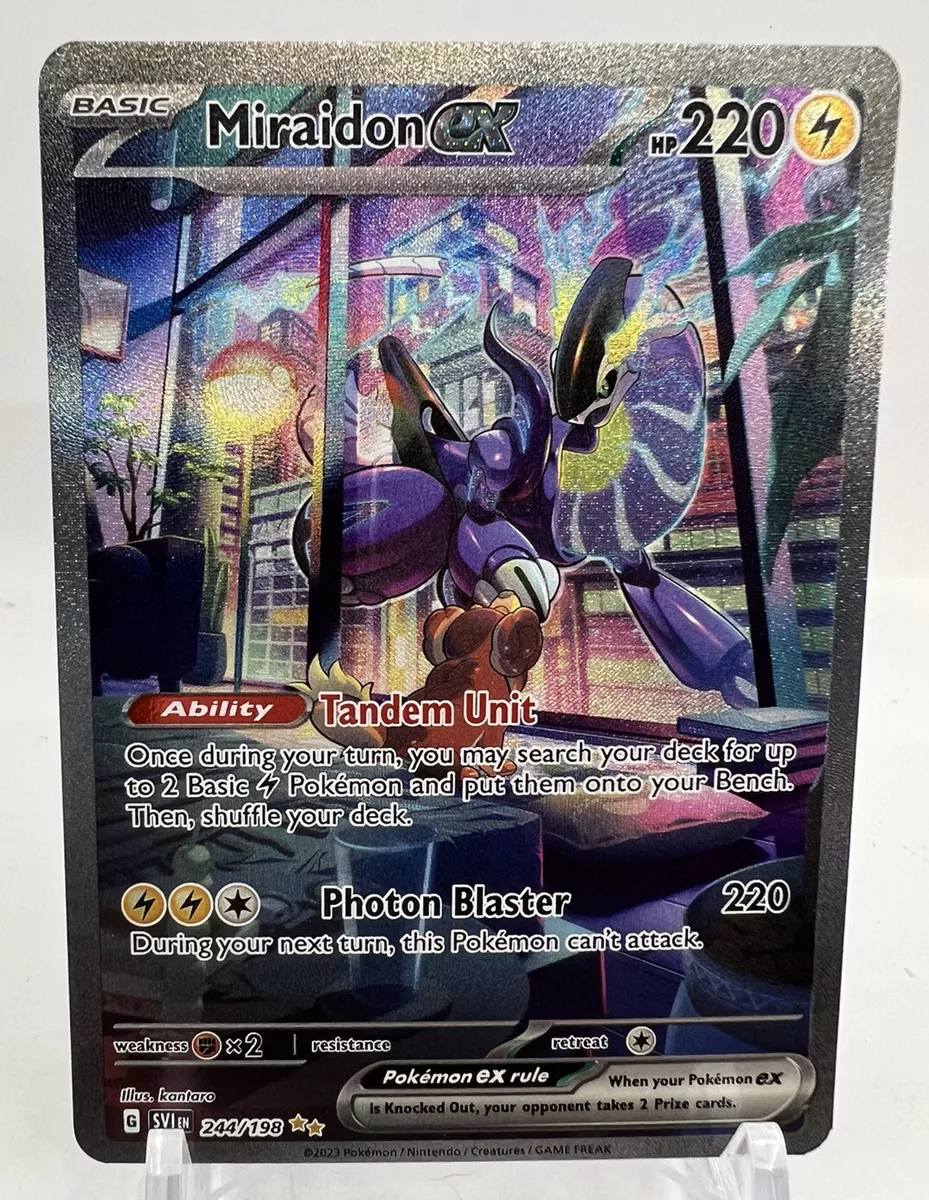 Miraidon ex - 244/198 - Special Illustration Rare - Pokemon