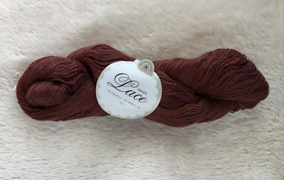 Drops Lace Baby Alpaca Yarn - Burgundy - 70% Alpaca 30% Silk Mix
