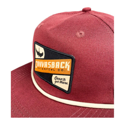 Canvasback Waterfowl Co. Rope Hat Merlot