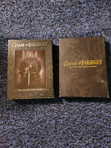 GAME OF THRONES - DVD Box Set - SEASON 1 & 2 Lannister Snow Targaryen Stark 2011