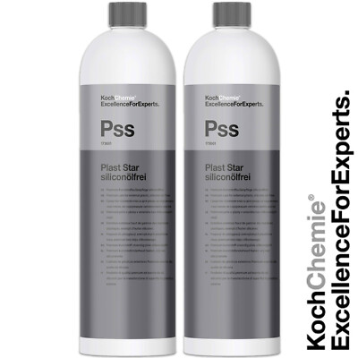 2x Koch Chemie Plast Star Siliconfrei Pss Kunststoffpflege Premium Außen Auto 1L