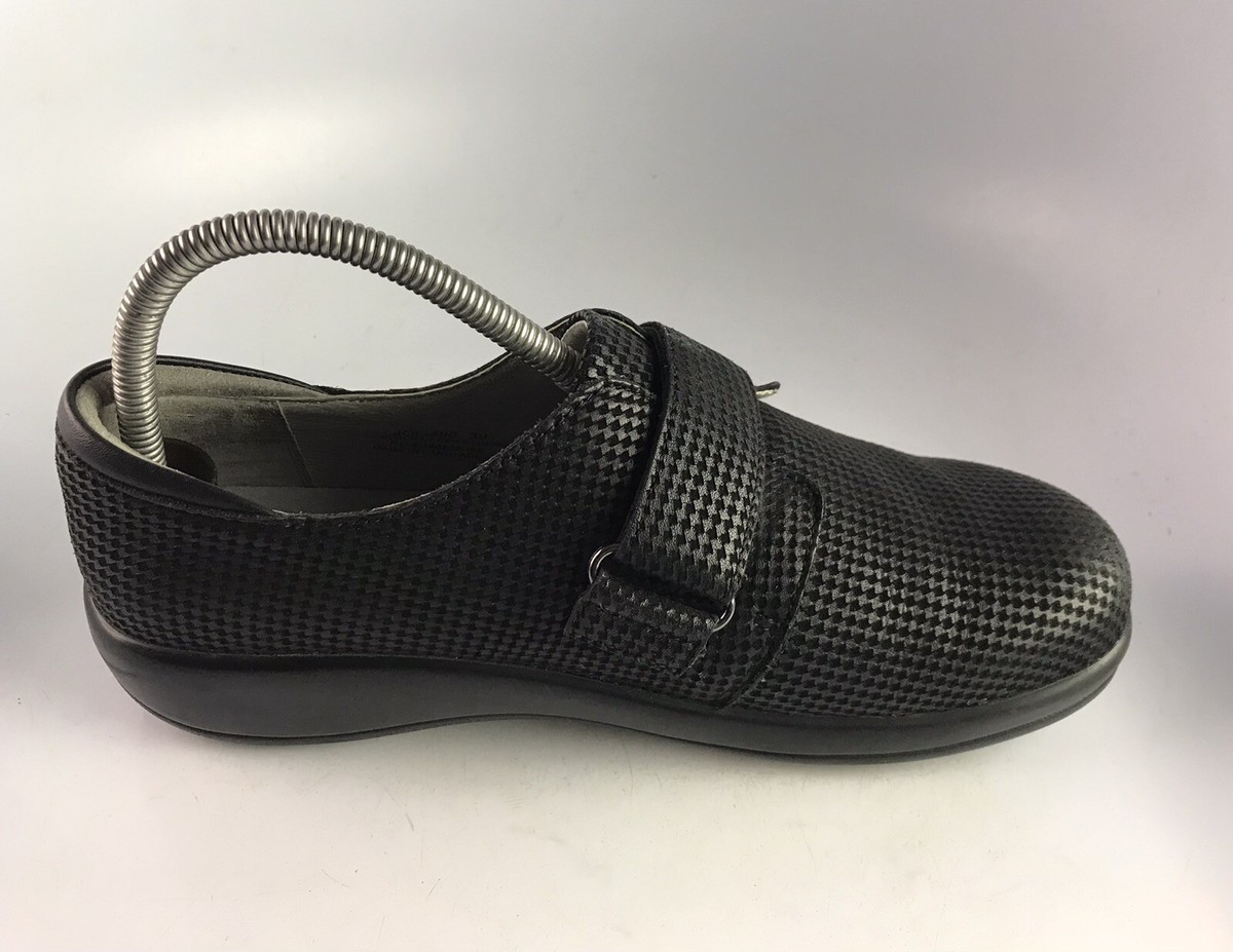 Alegria Joleen Houndstooth Mini Black Slip Resistant Shoe  display picture 2