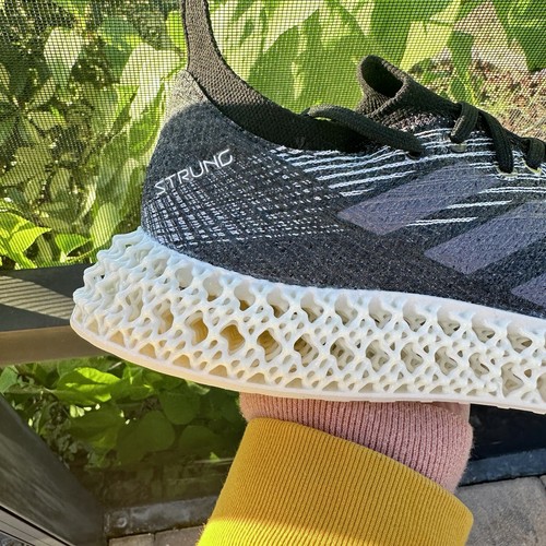 Adidas 4DFWD x Strung Women's Running Shoes Black Grey White ID8312 Size 7 - Picture 8 of 13