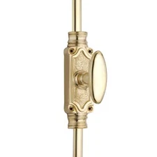 Signature Ironmongery Stepney Door Brass Cremone Bolt 9 feet Brushed Brass Upto