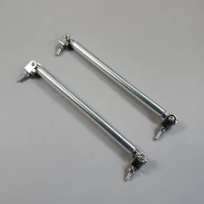 2 Wind Splitter Support Rods / Adjustable Turnbuckles Stainless / Aluminum (New)
